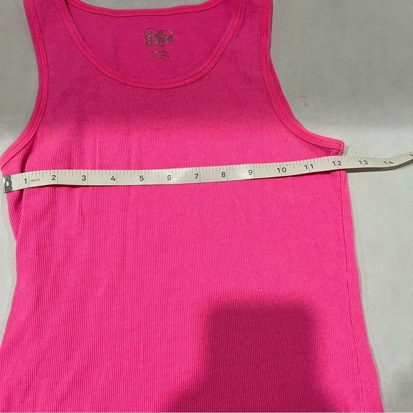 Justice girls sleeveless tanktop, bright pink, size 16, great for summer - Picture 5 of 8